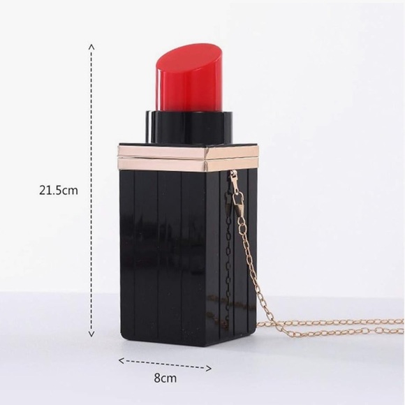 Lipstick Shape Evening Bags Purses Clutch - Picture 5 of 8